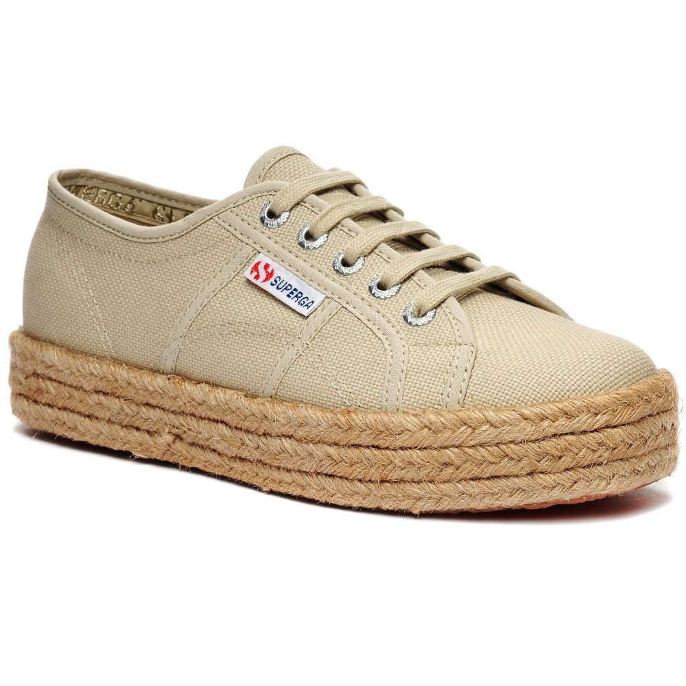 Superga 2730 Rope Yellow Platform Sneakers - Women's Sneakers USA | US8306390